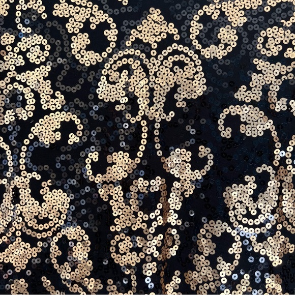 Dynamite Damask All Over Sequins Dress - Picture 3 of 6